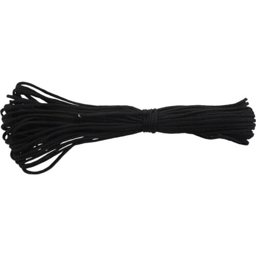Promotion! 100 ft 550 Paracord Survival Cord Parachute Rope - Black