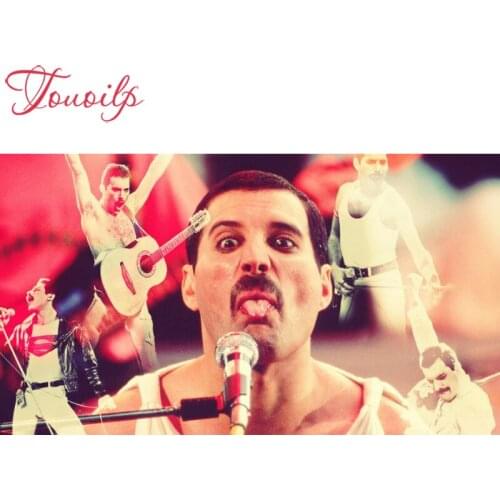 TOUOILP singer Freddie Mercury 5D Diamond Painting Full Square/Round Drill 3D Embroidery Cross Stitch Mosaic Home Decor