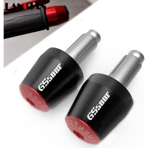 CNC Billet Aluminum Motorbike HBAR END CAP Handle Bar Cap End Plugs For SUZUKI GS500F 2004 2005 2006 2007 2008 2009