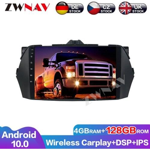 4G+128G Android 10 DVD Player Car GPS Auto Radio Audio Navigation For Suzuki Ciaz 2013-2017 Stereo Multimedia Head Unit