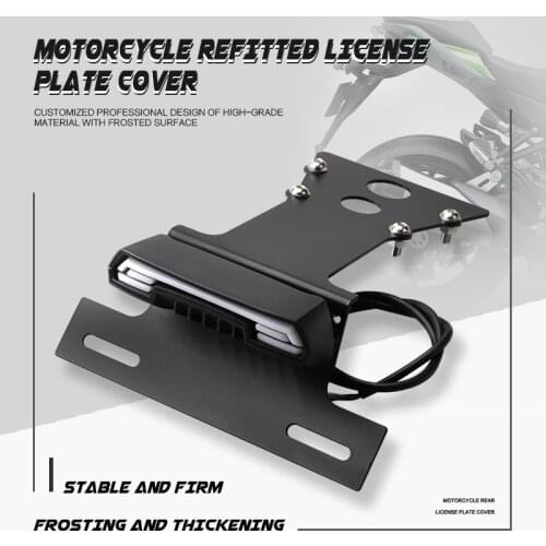 Fit XSR 900 Fender Eliminator Registration License Plate Holder For YAMAHA XSR900 14-20 LED Tail Light Turn signal Blinker Lamp