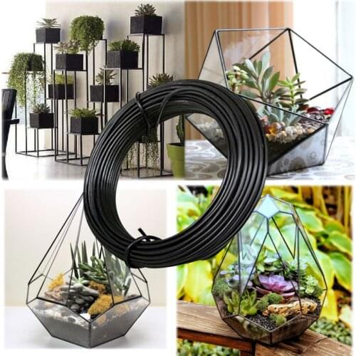 DIY Soft Wire Gardening Coated Plastic Flower WireHand DIY Wire Home Plant Modeling Flower Stand Material Wire