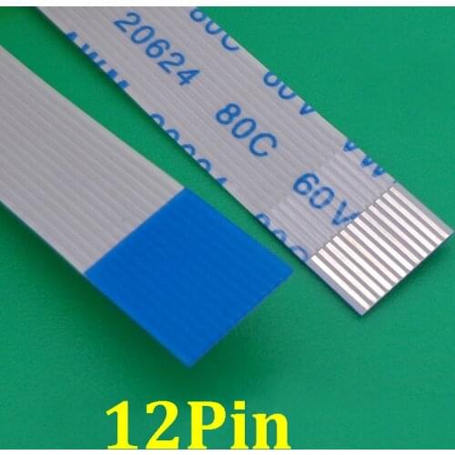 2pcs 12P /FFC FPC Flexible Flat Cable 0.5mm / 1.0mm Pitch 12Pin Type A / B Length 50mm 80mm 120mm 100mm 150mm 200mm 250mm 300mm