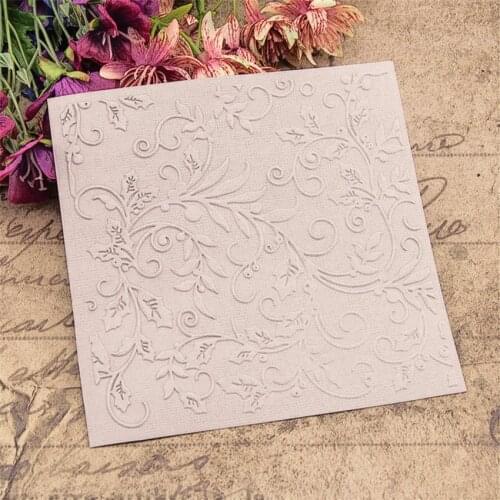 HOT plastic Tree branch craft card making paper card album wedding decoration clip Embossing folders
