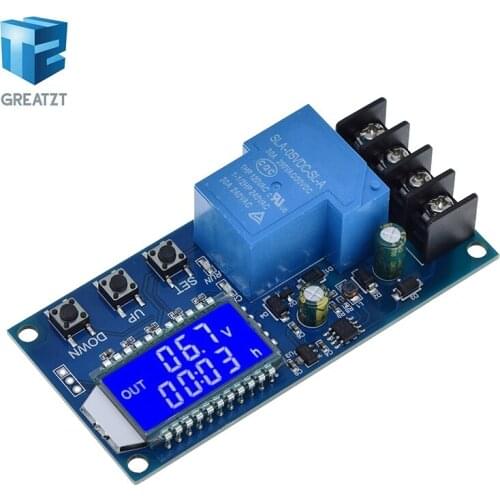 GREATZT DC 6-60v 30A Storage battery Charging Control Module Protection Board Charger Time Switch LCD Display XY-L30A