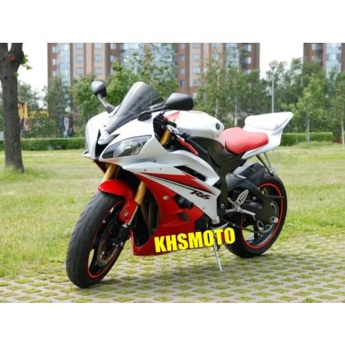 Injection mold Fairing kit for YAMAHA YZFR6 06 07 YZF R6 2006 2007 YZF600 Red black Motorcycle Fairings set+7gifts YA01