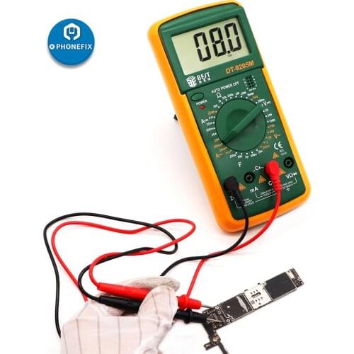 BEST DT-9205M Handheld Electronic Multimeter Phone Repair DC Voltage Electric AC Voltage Current LCD Digital Multimeter Tester