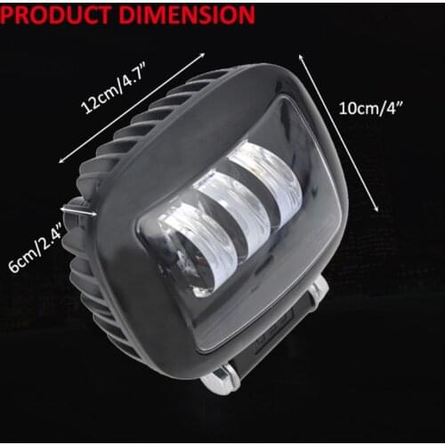 New 6D Lens 5 Inch Round Square Led Work Light 12V For Car SUV Trucks 4x4 Offroad Motorcycle Auto Working Driving Lights qiang