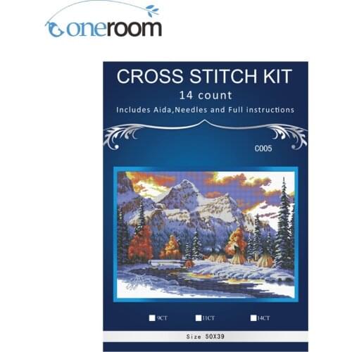 Oneroom Top Quality Lovely Counted Cross Stitch Kit Dimensions 13677 Early Snow Similar dmc threads