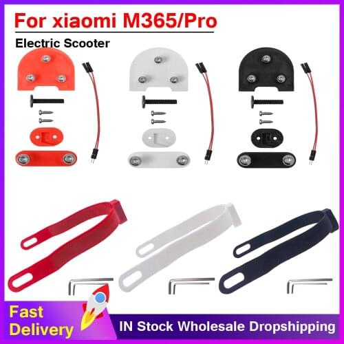 Scooter Rear Fender Mud guard Support Bracket Gasket Kit Protection Cable For Xiaomi M365 Replacement Parts 10 inch Accessories
