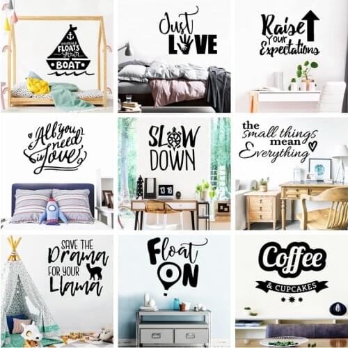 Drop Shipping quotes Vinyl Furniture Vinyl Stickers Decorative For Baby Kids Rooms Decoration Art Decal Wall Sticker