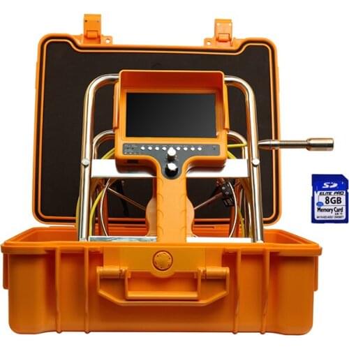 23mm handheld pipe tube drain inspection snake camera meter counter DVR video endoscope borescope industrial 35m cable