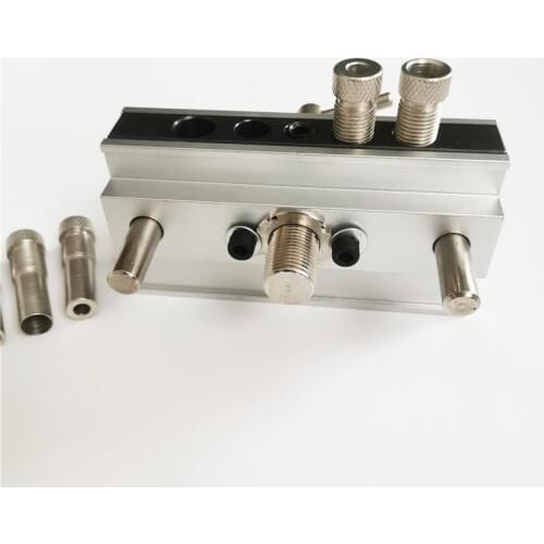 DIY Self Centering Doweling Jig Assembly and Operating Instruction Carpentry Hole Punch Clamp Woodworking Tools Accessories