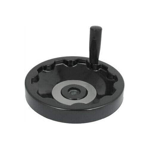 Grinder Machine 18mmx195mm Foldable Revolving Handle Shank Handwheel Hand Wheel