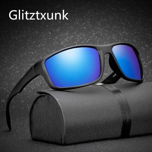 Glitztxunk New Polarized Sunglasses Men Brand Design Fashion Male Eyewear Sun Glasses For Men Fishing Goggles Oculos UV400