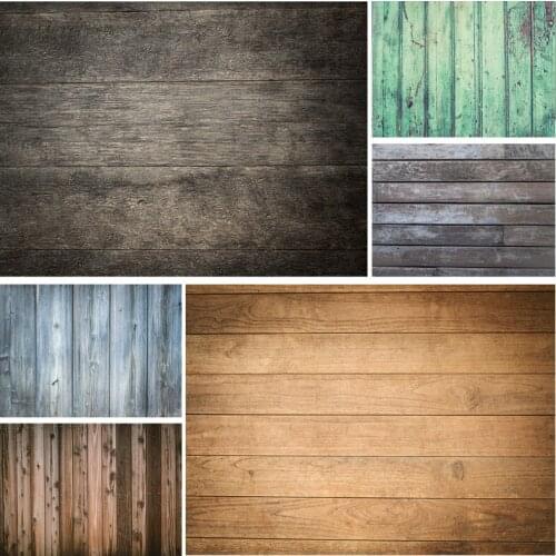 SHENGYONGBAO Vinyl Retro Wooden Floor Children Baby Photography Backdrops For Photo Studio Background Props 21417 JTW-04