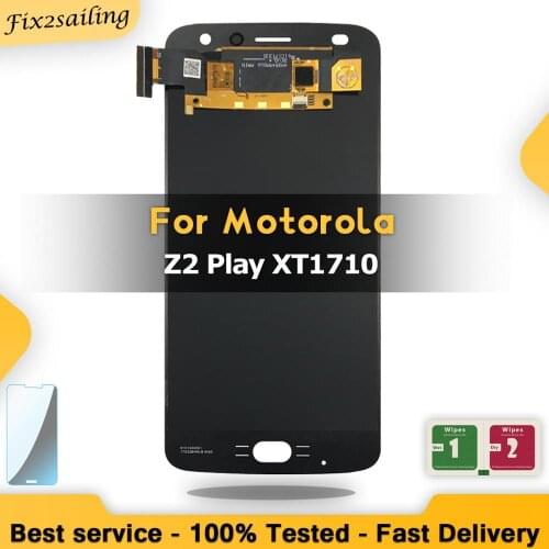 100% Tested Working Super Quality LCD Display Screen Touch Digitizer For Motorola Moto Z2 Play XT1710-01/07/08/10