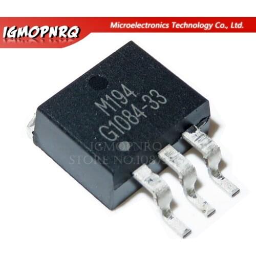 10pcs G1084-33 TO-263