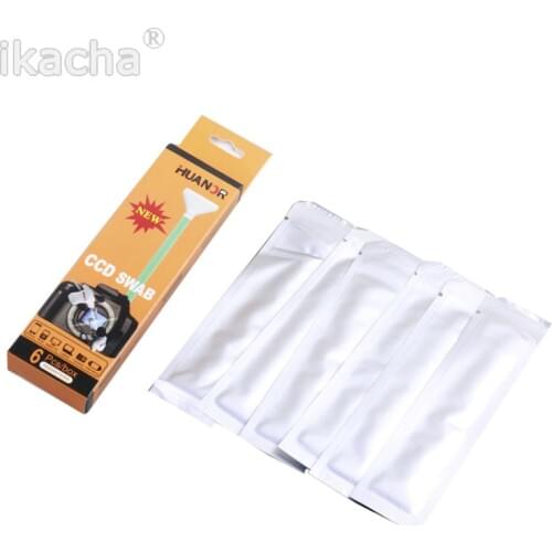 10pcs/lot 6pcs Oranger Camera Sensor Cleaner CMOS CCD SWAB 24mm For Canon Nikon Sony DSLR