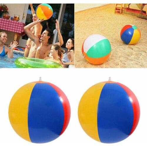 2021 Summer Inflatable Beach ball Summer Outdoor Pool Play Ball Swimming Toy Water Game Sports Water Bouncing Ball TXTB1