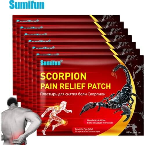 32pcs Sumifun Scorpion Venom Pain Relief Plaster Nature Balm Back Lumbar Arthritis Joint Orthotics Cream Muscle Sprain Patch