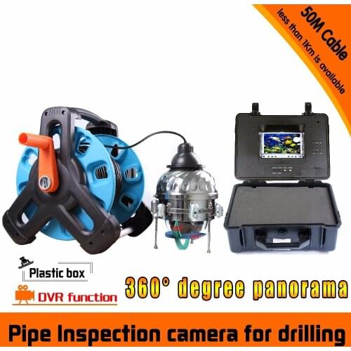 360 Degree Rotaton Under-Water 50M DVR Fishing Camera AV Handheld Endoscope