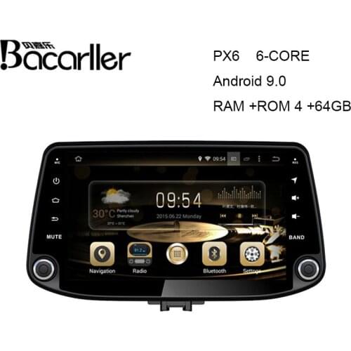 9 inch PX6 Android car dvd player for Hyundai I30 2017 car stereo with radio gps navigation system