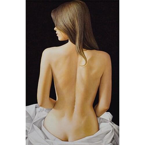 5D Diy Diamond Painting Sexy Nude Women Back Cross Stitch Rhinestone Picture Pastes Diamond Mosaic Handmade Hobbies Crafts