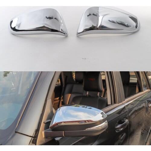 Car Rear View Mirror Cover Styling For Toyota 4Runner 2017 Up Exterior ABS Auto Parts Moldings 2pcs/set