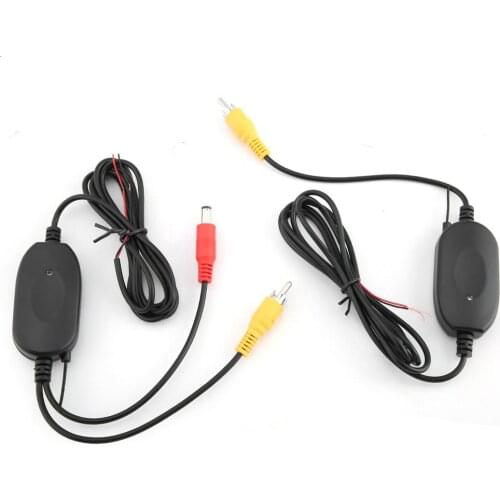 2.4G Wireless Video Transmitter Receiver Kit for Car Rear View Camera and DVD Monitor Screen Reverse Backup Rearview Cam