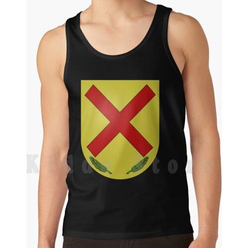 French France Coat Of Arms 5815 Blason Es Famille Eibar Guipuscoa Tank Tops Vest 100% Cotton French France Coat