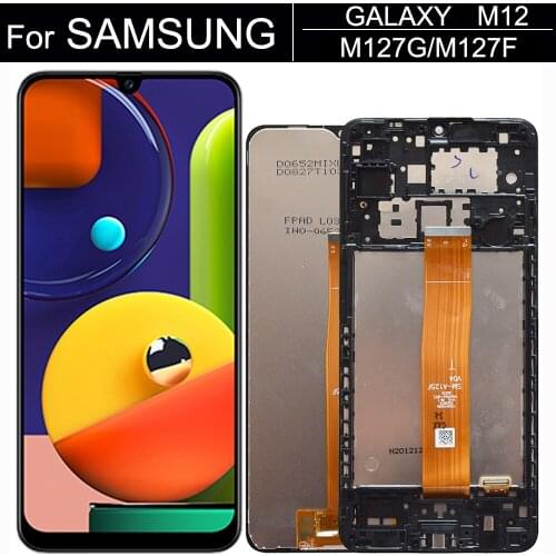 For Samsung M12 M127 SM-M127F Display Lcd Screen Replacement For Samsung M12 SM-M127G Lcd Display Touch Screen Complete Module