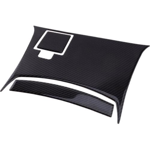 DWCX 3Pcs Carbon Fiber Car Rear Center Console Panel Trim Cover Fit for Nissan 350Z 2003 2004 2005 2006 2007 2008 2009 LHD Only