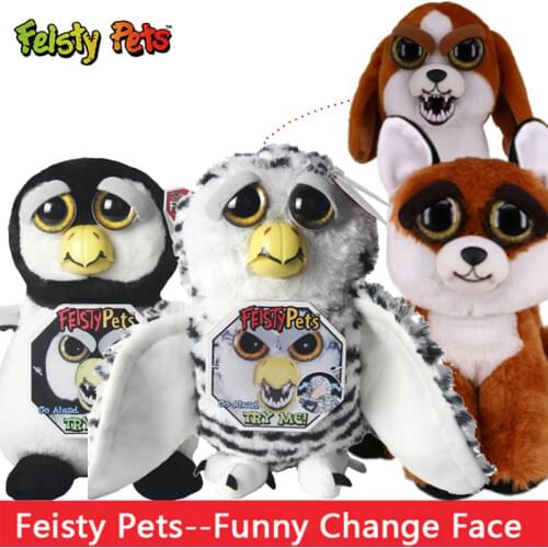 Feisty LPS Pets Unicorn Tiger Cat Elephant Funny Expression Plush Freddy Bear Fox Toys Doll For Baby Christmas GIFTS