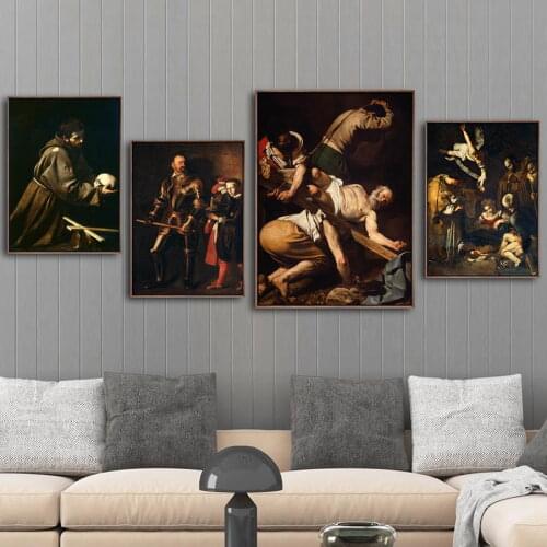Canvas Hd Printed Home Decor Wall Art Merisi Da Caravaggio Painting Modular Pictures Nordic Style Poster For Bedside Background