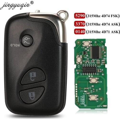 Jingyuqin 3 Buttons 315MHz PCB 5290 0140 3370 Smart Remote Key For Lexus GX460 ES350 ES240 IS250 IS300 09 -2017 Chip ID74 ID71