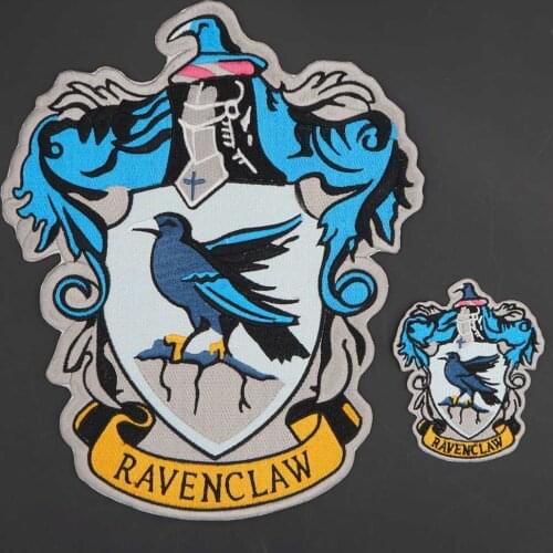 RAVENCLAW embroidery patch For Clothes Stickers Apparel Accessories Badge iron on backing