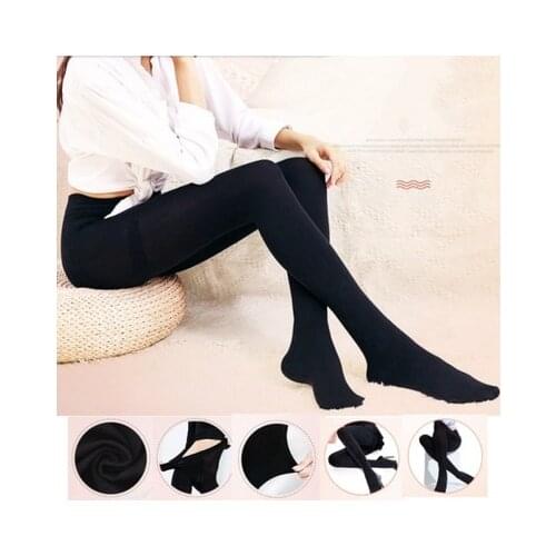 2020 New Hot Classic Sexy Women Black Opaque Footed Tights Pantyhose Thick Tights Stockings Women Fashion Tights