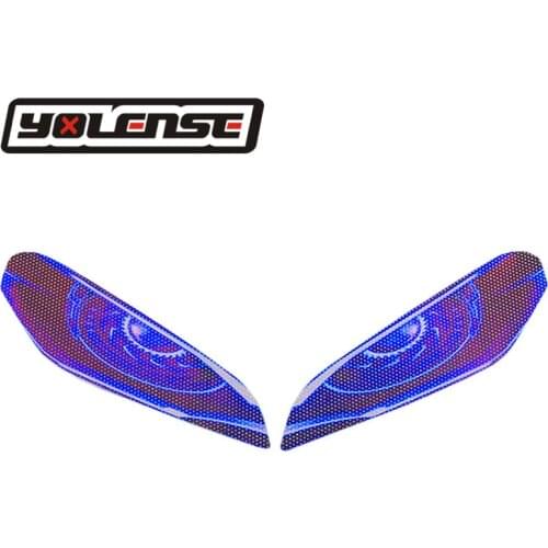 Motorcycle 3D Front Fairing Headlight Stickers Guard Head light protection Sticker For CFMOTO 250SR 300SR 250 SR 300 SR