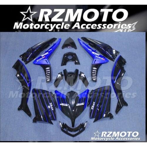 New ABS Motorcycle Fairing Kits Fit For Yamaha TMAX530 Tmax 530 2015 2016 15 16 T-MAX tmax530 Bodywork Set Custom Blue Black