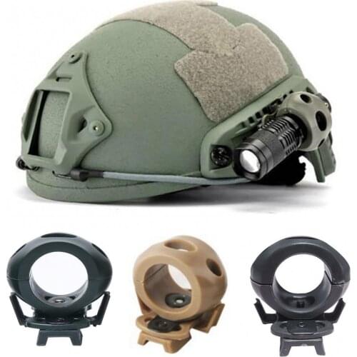 Outdoor tactical helmet flashlight fixture bracket adapter outdoor sports bike light stand tactical flashlight bracket
