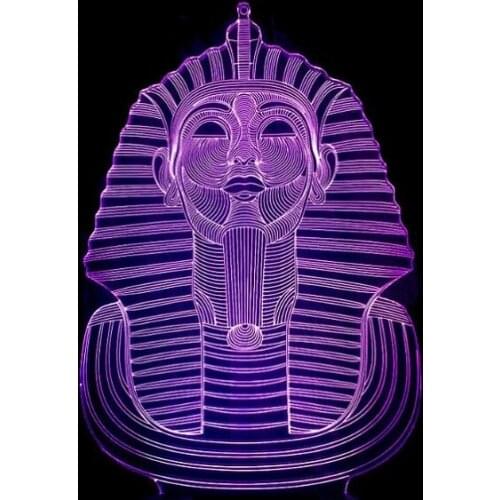 Sphinx Multi-colored Acrylic Light Home Furnishing Creative colorful table lamp