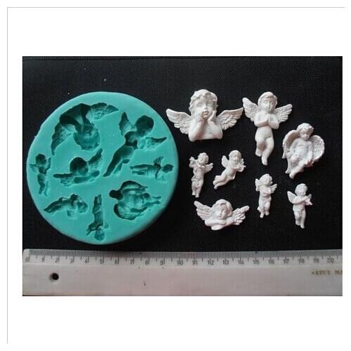 Angel Wing Modelling Silicone Mold Cake Decoration Mold Fondant Mold Baby Molds Moulds Silicone Rubber PRZY Eco-friendly 001