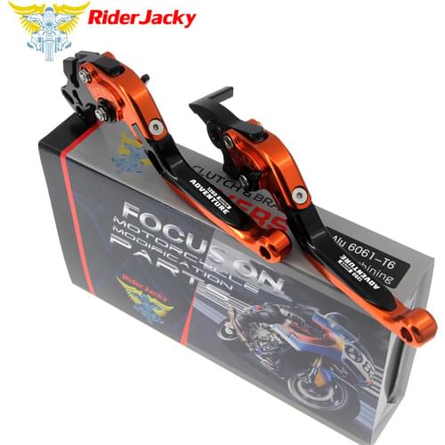 Riderjacky For KTM Super Adventure 1290 S/T/R 2015-2018 2016 2017 Motorcycle CNC Folding Extendable Brake Clutch Levers