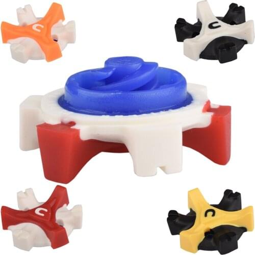 20pcs 4colors Golf Shoe Spikes Replacement Champ Cleat Fast Twist Screw Studs Stinger Golf Accessories Training Aids
