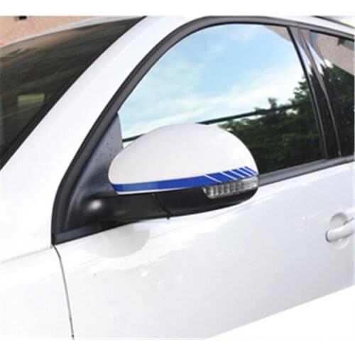1 pair of universal rearview mirror sticker stripe sticker for Hyundai ix35 iX45 iX25 i20 i30 Sonata,Verna,Solaris,Elantra,Accen
