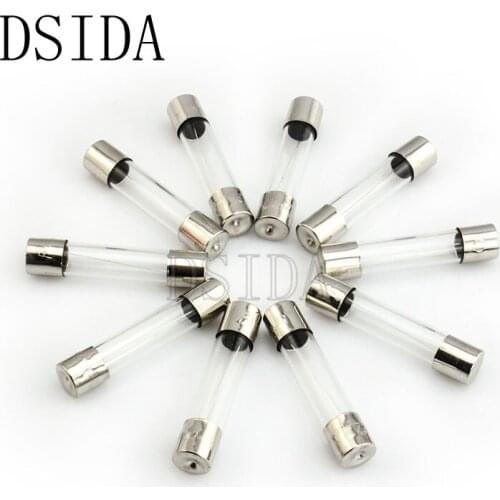 100PCS 5*20mm Fast Quick Blow Glass Tube Fuse Assorted Kit Fast Blow Glass Fuses 250V 1A 2A 3A 5A 6A 8A 10A 12A 15A 20A 5x20 mm