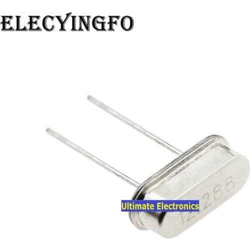 40pcs Passive crystal HC-49S 12.288MHZ 12.288M Crystalline DIP 2feet