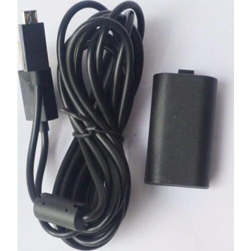 2 In 1 Set 1Pcs 1400mAh Replacement Rechargeable Battery Pack+USB Cable for Microsoft XBOX ONE Wireless Game Controller
