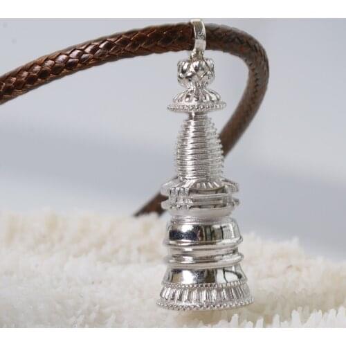 Stupa Accessories Tibetan Buddhist Jewelry Stupa Pendant Gadang Pagoda Necklace Female Pendant Jewelry